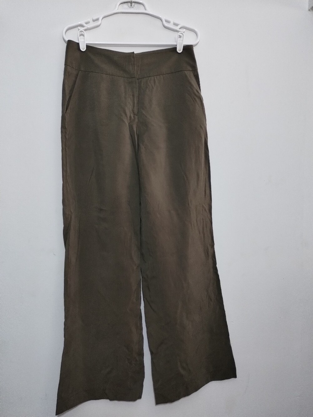 Daughter Of The Liberation Women's 10 Wide Leg Olive Green Pants